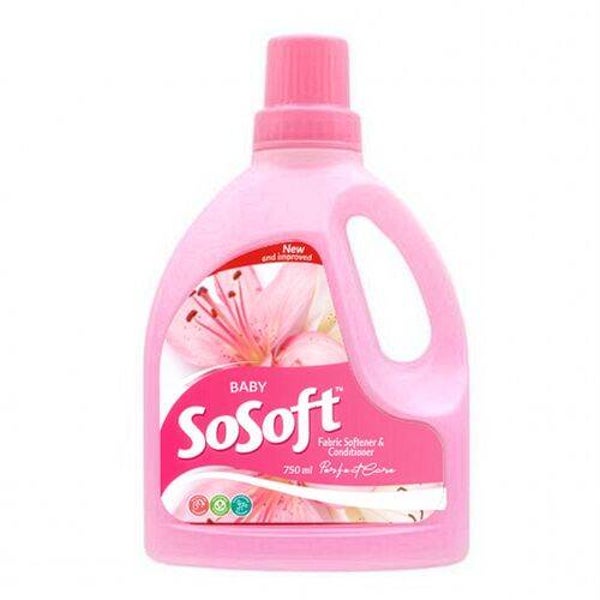 Sosoft Baby Pink Fabric Softener 750ml