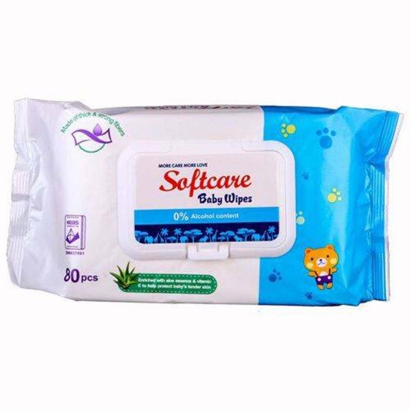 Softcare Baby Wipes 80Pieces