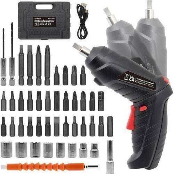 Mythco Rechargeable Electric Screwdriver Cordless Accessories Portable Set 47Peces