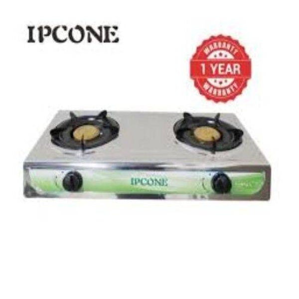 IPCONE Cooker 2 Burner Gas Tabletop Stainless Steel