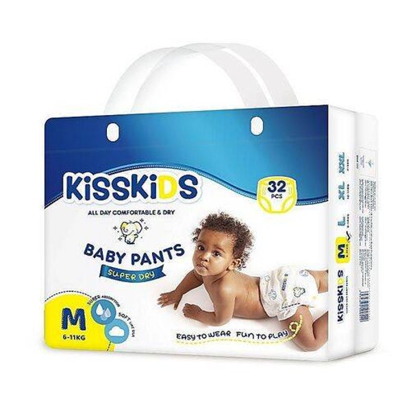 KISSKIDS Baby Pants Medium (6 - 11 Kg) - 32 Pieces