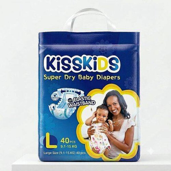KISSKIDS Super Dry Large (91 - 15 Kg) - 40 Pieces
