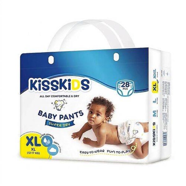 KISSKIDS Baby Pants Xl (12-17 Kg) - 28 Pieces