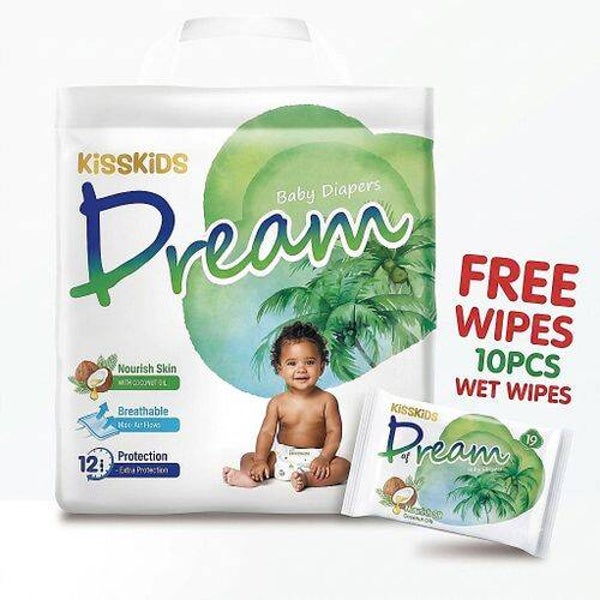 KISSKIDS (10pcs Free Wipes) Dream Small - 48 Pieces