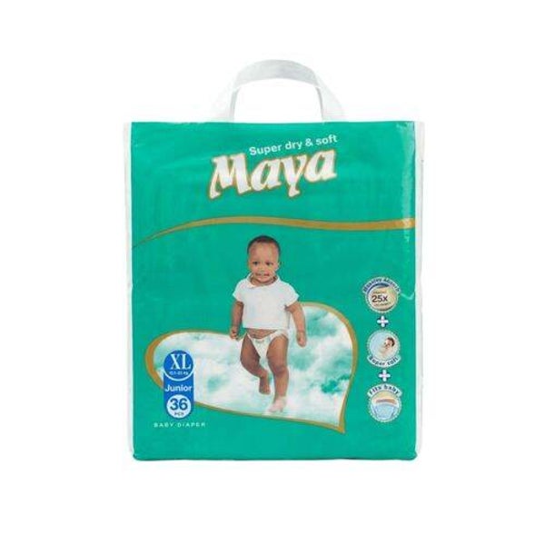 Maya Baby Diapers - Extra Large - 36 Count