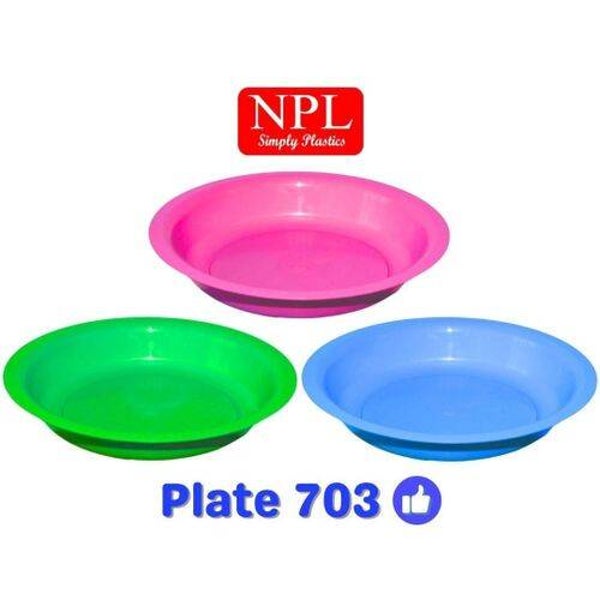 NPL Simply Mastics Assorted Plastic Plate 1Pece