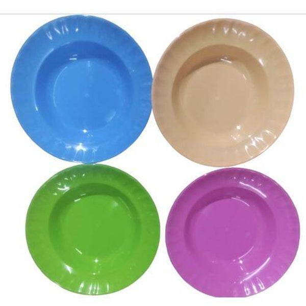 BPA Free Materia Assorted Plastic Plates 1Piece