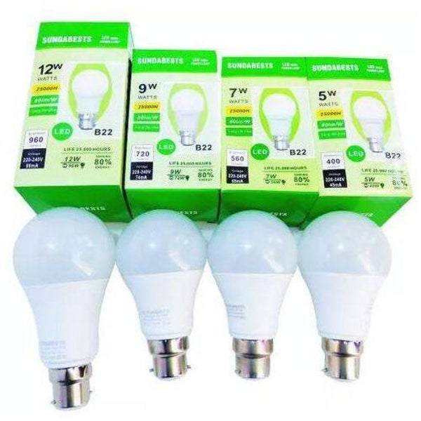 SUNDABESTS Energy Saving LED Bulbs High Power Lamp 7watts B22