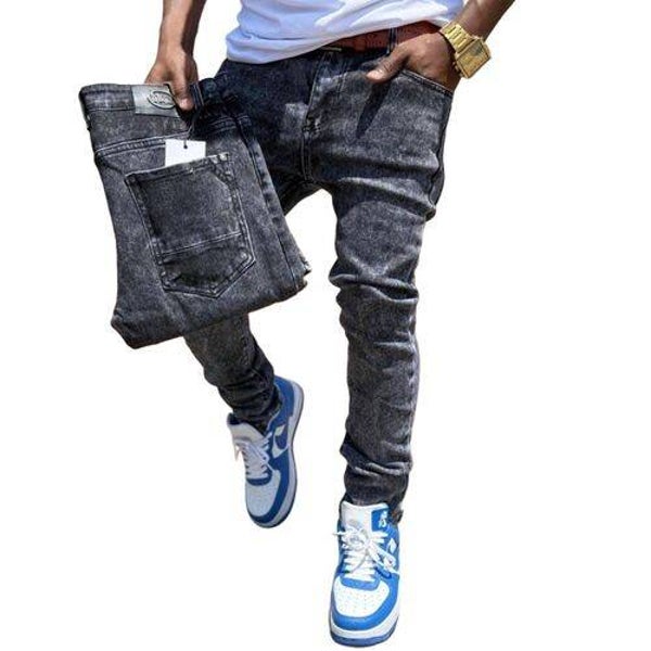 Black Men's Fade Denim Jeans Size 36