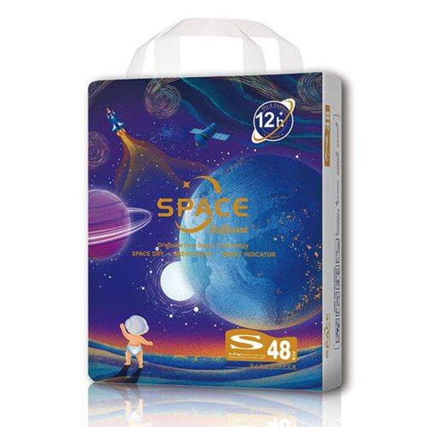 Softcare Space Diaper High Count, Size S, 48 Count