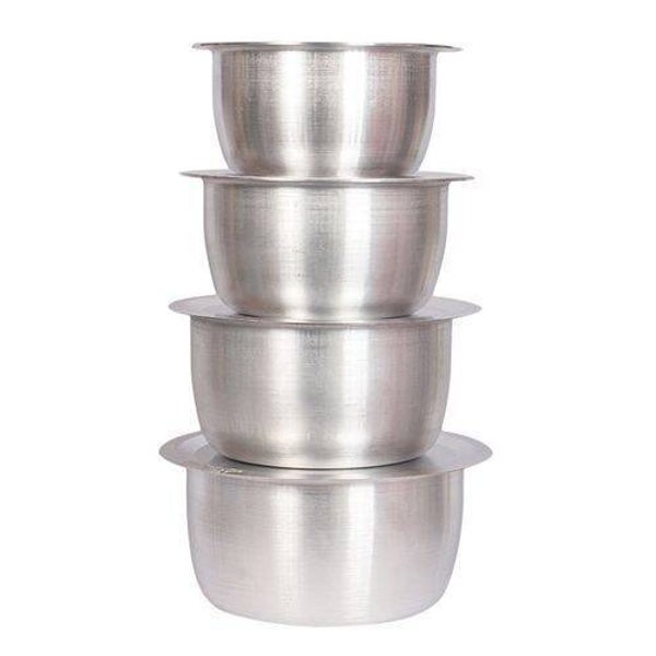 Stainless Heavy Duty Strong High Quality Premium Aluminium Cooking Sufuria 4Pieces