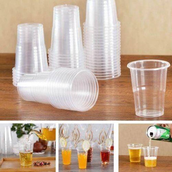Thermopak Clear Disposable Glasses 250ml 50Pieces
