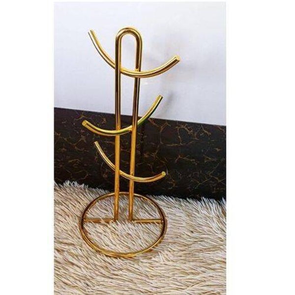 Classic 6Pcs Cup Holder Mug Holder Stand- Stainless Steel