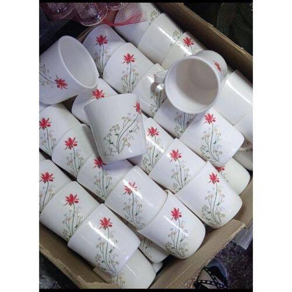 Melamine Ware Melamine Mug Pack Of  Floral 6pcs