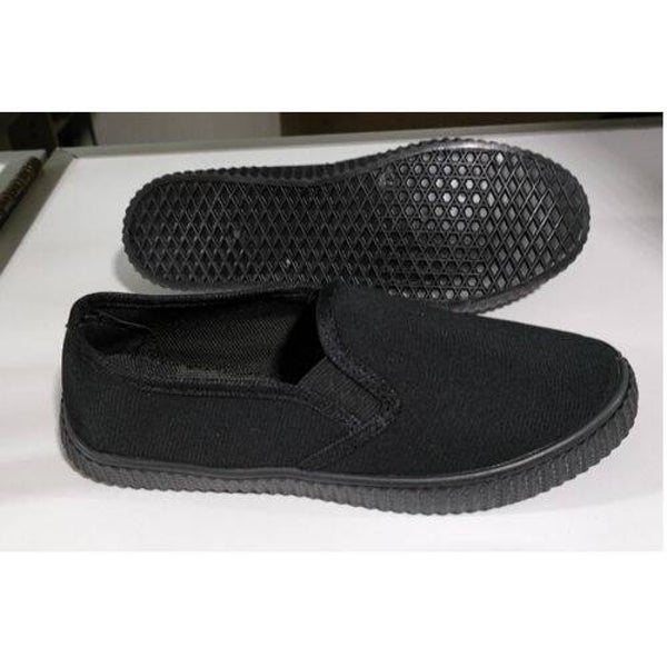 Ladies Cute And Unique Plain Rubber Shoes Black