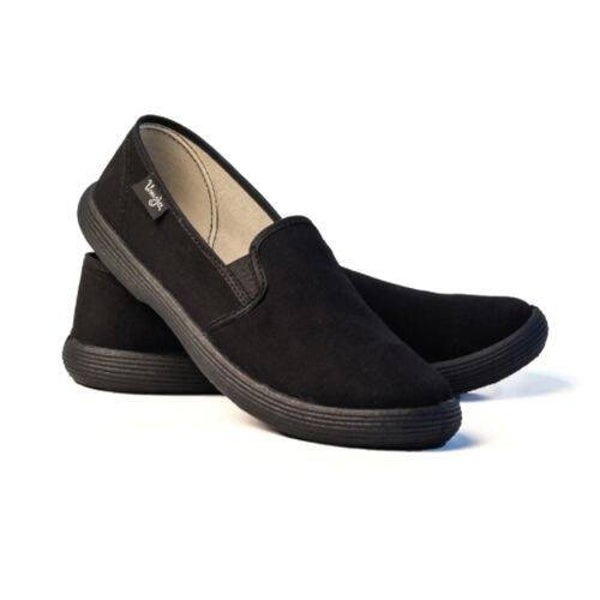Umoja Ladies No Fade Comfy Rubber Black Shoes