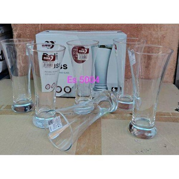 Transparent Crystal Set Of 6pcs Water/Juice Glasses