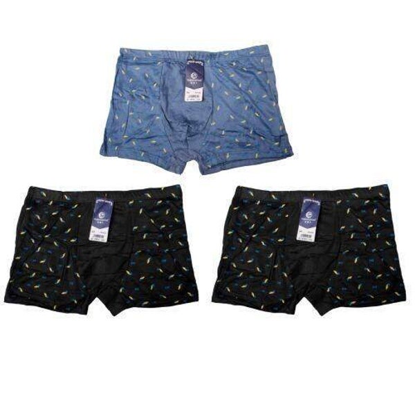 Men Stretchy Cotton Assorted Colors 3 Pieces