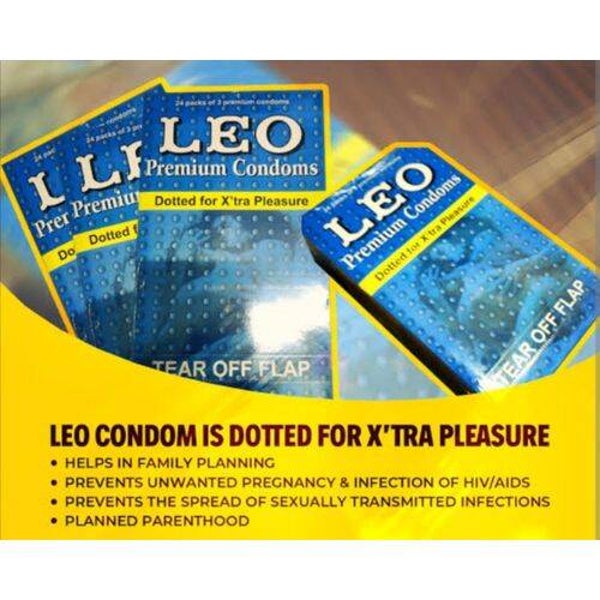 Leo Premium Dotted(3packets )Condoms