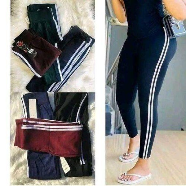 Soft Cotton Stretch Ladies Stripped Tight Assorted