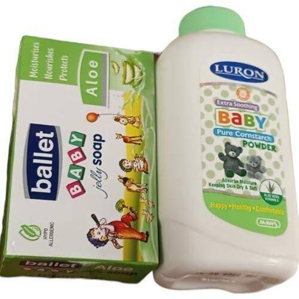 Ballet Aloe Baby Jelly Soap 100g+Aloe Baby Powder 100g