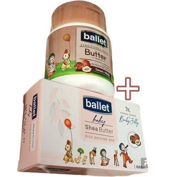Ballet Butter Blend Baby Soap 100g+Shea Butter Baby Jelly 120ml
