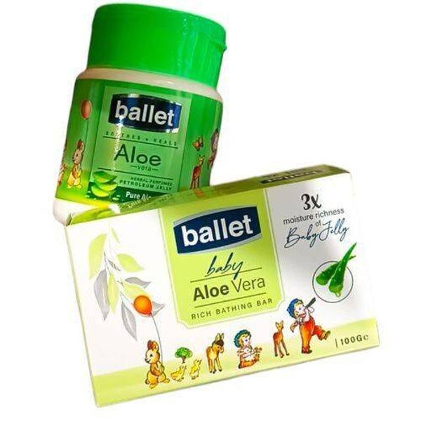 Ballet Baby Aloe Vera Petroleum Jelly 120g+Ballet Baby Aloe Vera Soap 100g