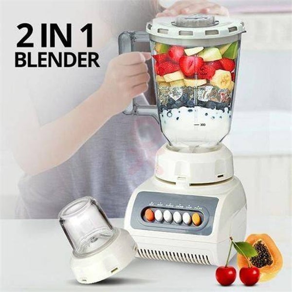 2 In 1 Six Button Multifunctional Electric Mixer Blender 1.5Litres