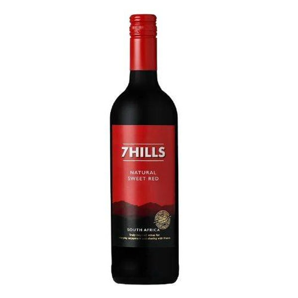 7 Hills Natural Sweet Red Wine 750ml