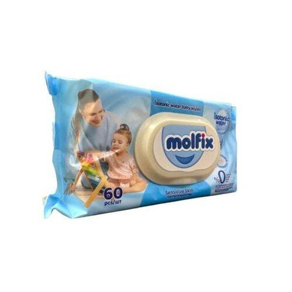 Molfix Isotonic Wet Wipes (Sensitive Skin) - 60 Pieces