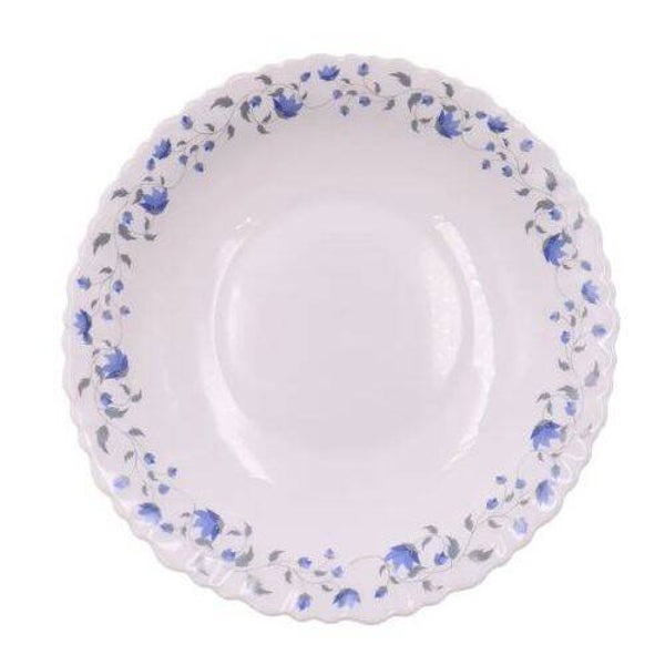 Sundabest Set of 6 White Ceramic Heavy-Duty Dinner Plates