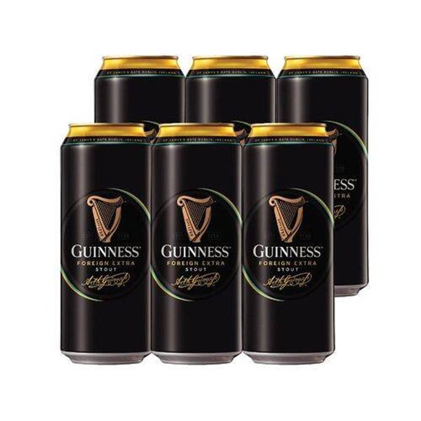 Guinness Stout Can 500ml Pack Of 6