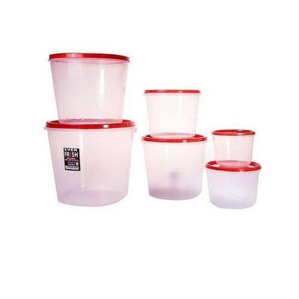 Crown Everfresh Leak-proof Round Container Set Of 6Pcs