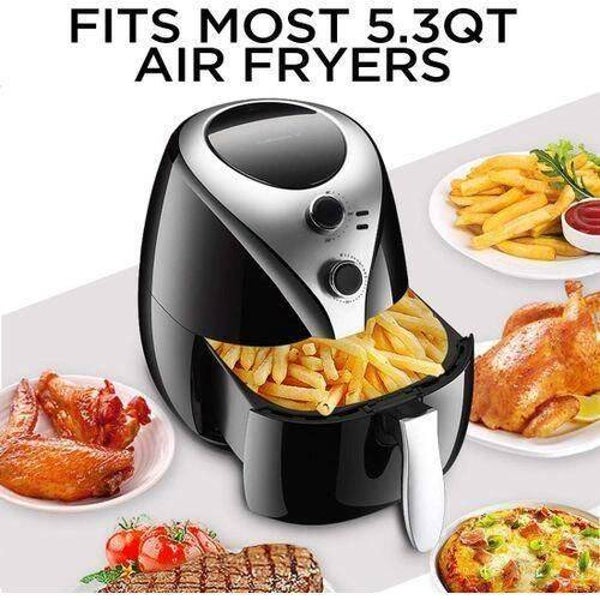 French Fries Machine Air Fryer Accessory Set Household Large Capacity Fume-Free Electric Multi-Function Oven LCD Panel 13Pieces