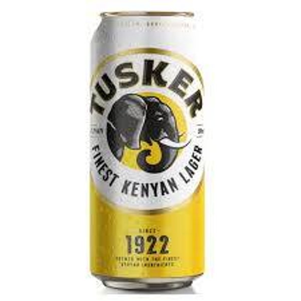 Tusker Lager Beer Can 500ml