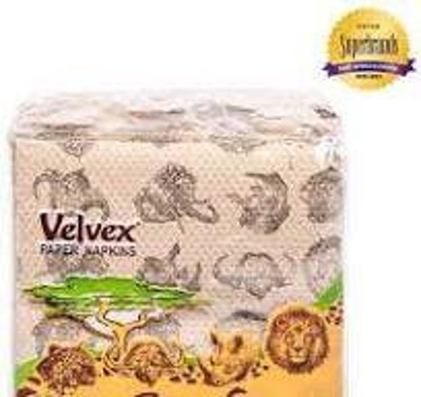 Velvex Serviettes Safari 100 Sheets