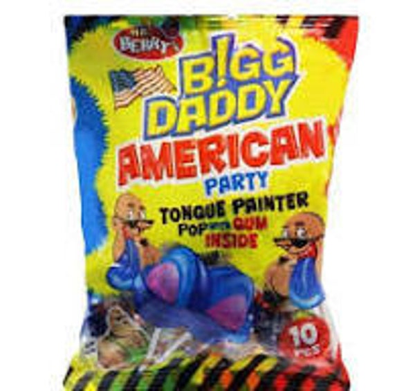 Mr. Berry's Bigg Daddy American Party Centre Gum Lollipops 1Piece