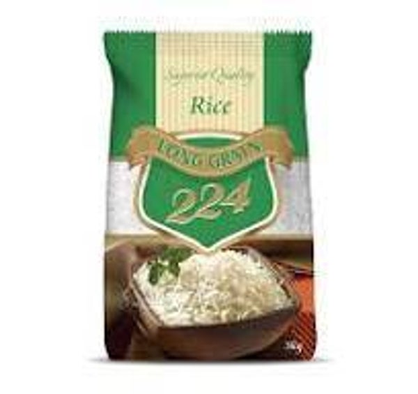 224 Superior Quality Long Grain Rice 2Kg