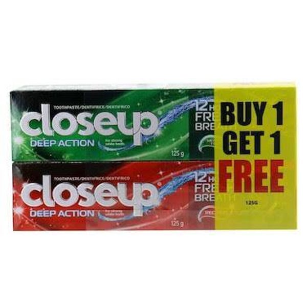 Close Up Red Hot+Menthol Twin Pack 125g
