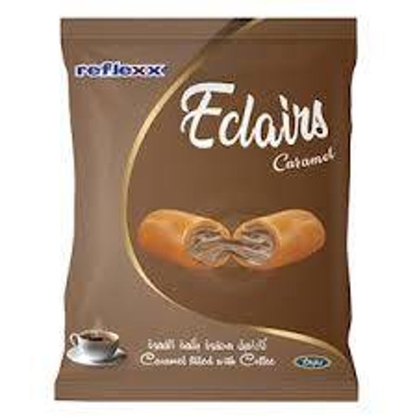 Reflexx Caramel Filled With Coffee Eclairs Toffee 80g