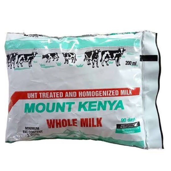 Mount Kenya Uht Milk Esl 200ml