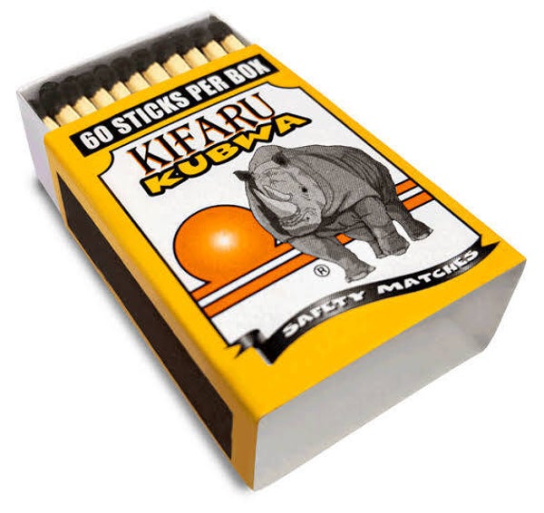 Kifaru Match Boxes Box(45 Sticks) 1Piece