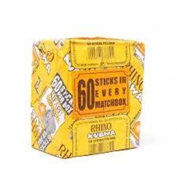 Kifaru Kubwa Match Boxes(60 Sticks) 1Piece