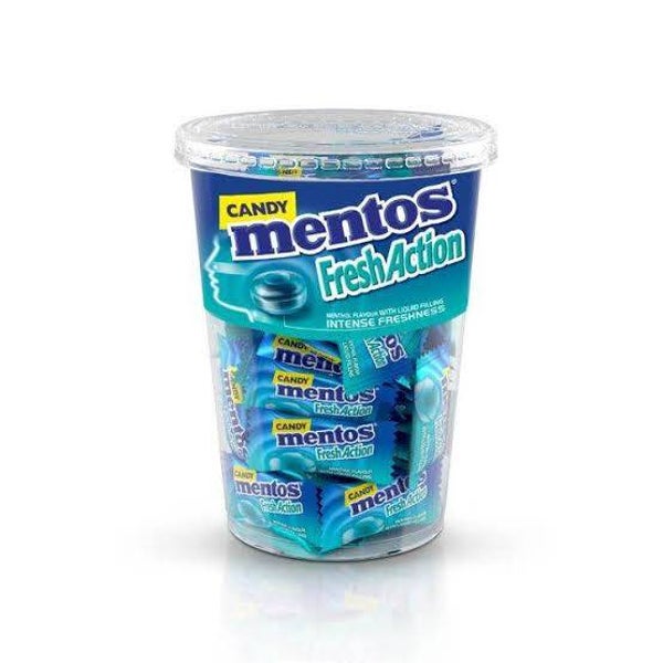 Mentos Fresh Action Mentol Cup 1Piece