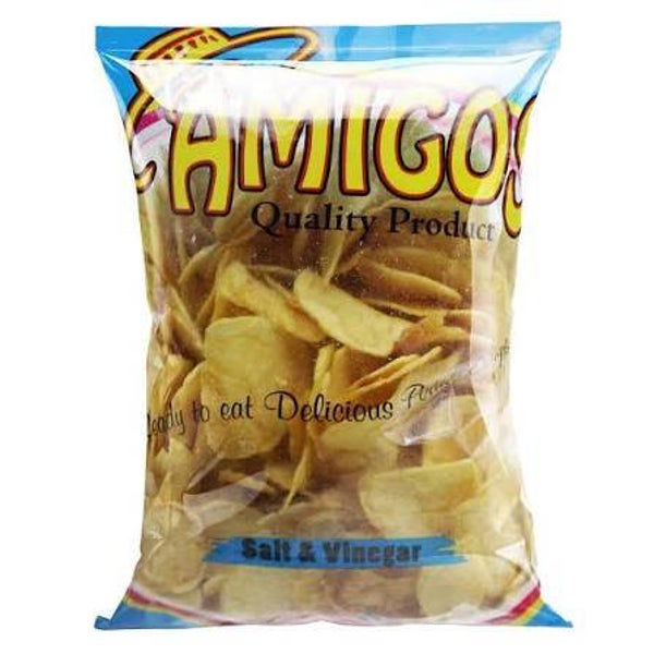 Amigos Salt And Vinegar Potato Chips 50g