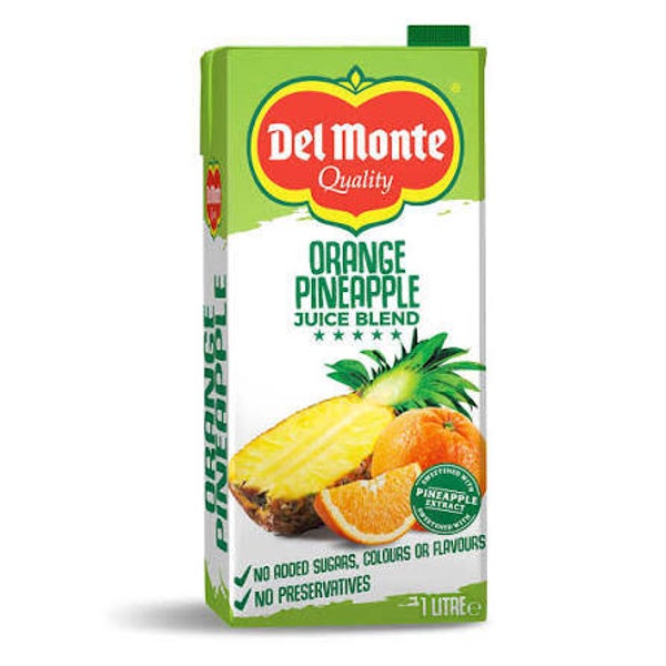 Del Monte Pineapple Orange Juice Blend 1Litres