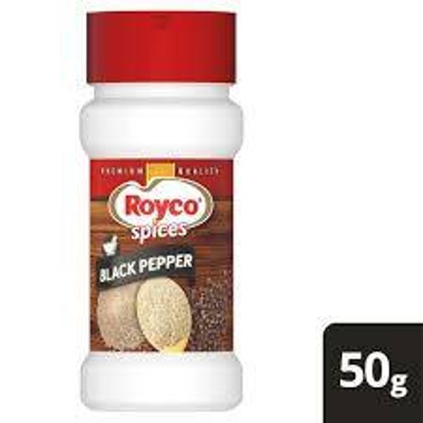 Royco Blackpepper Powder Jar 50g