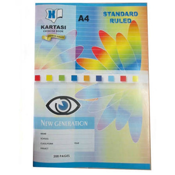 Kartasi Ex Book Man A4 Standard Ruled 200pgs
