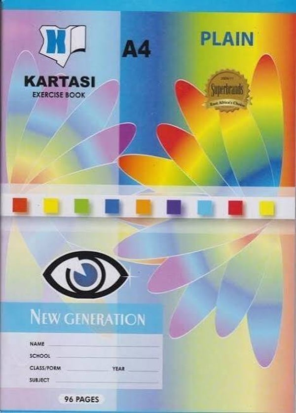 Kartasi Exercise Book Manilla 1/2 Square 96Pages