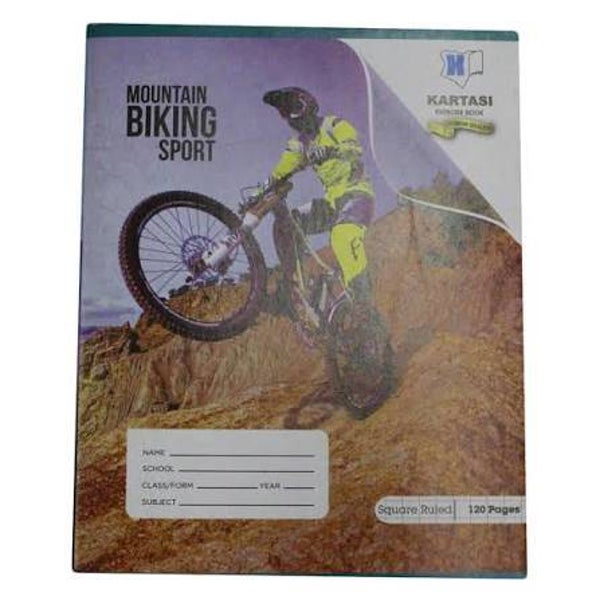 Kartasi Exercise Book Mountain Biking Sport A5 120Pages